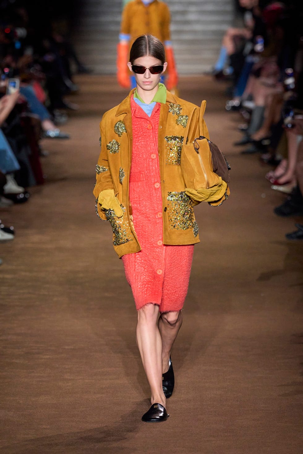 Suede runway trend