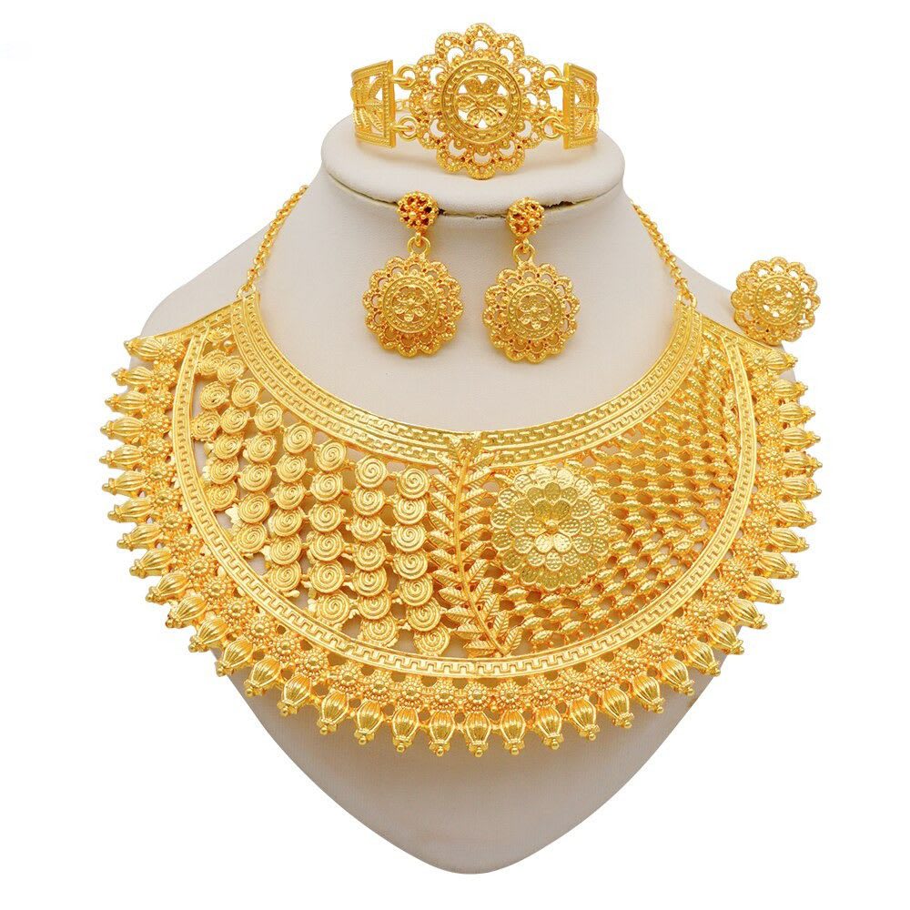 Luxury Gold Jewellery Set