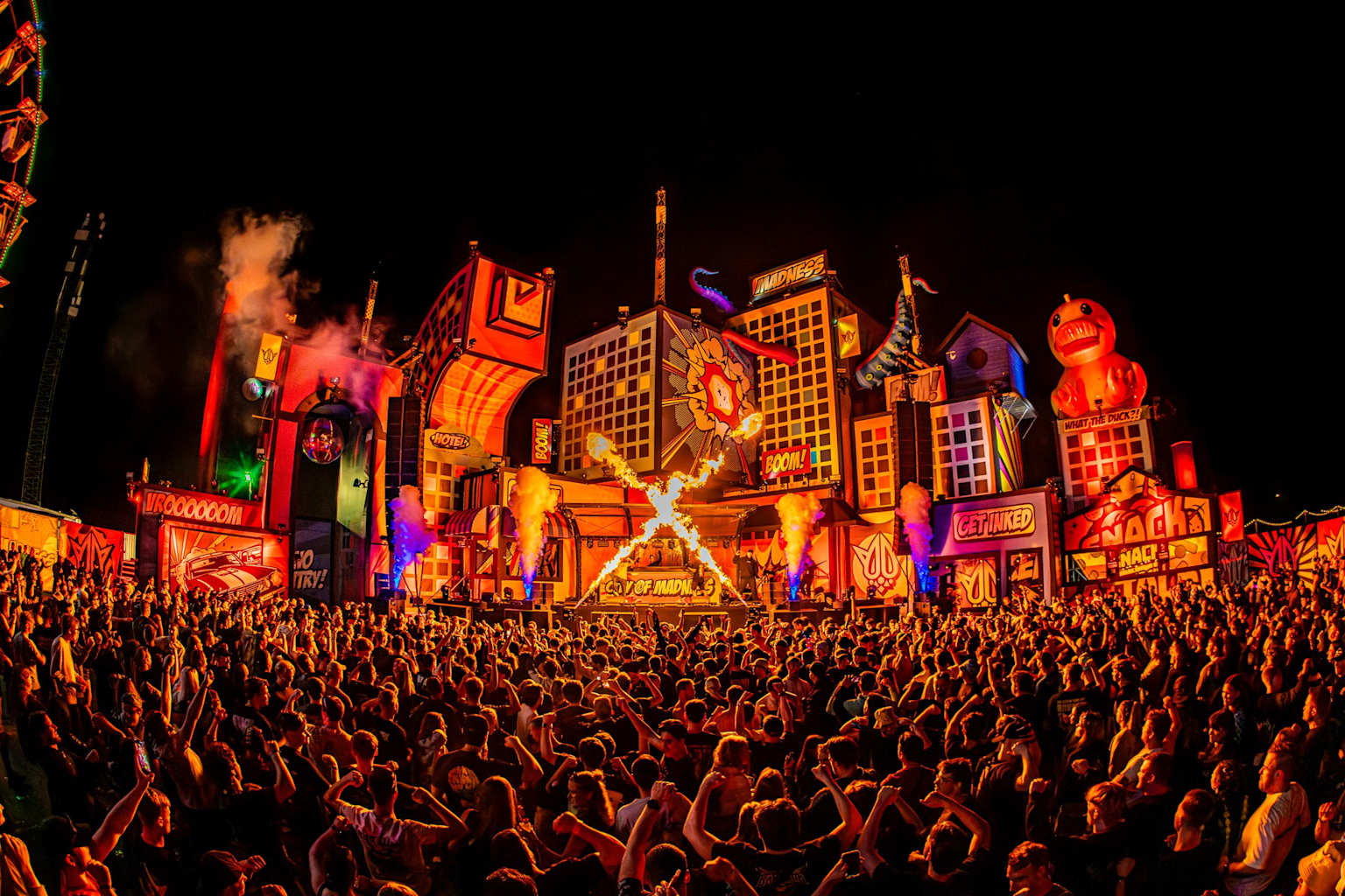 REBiRTH Festival mainstage – hardstyle festival