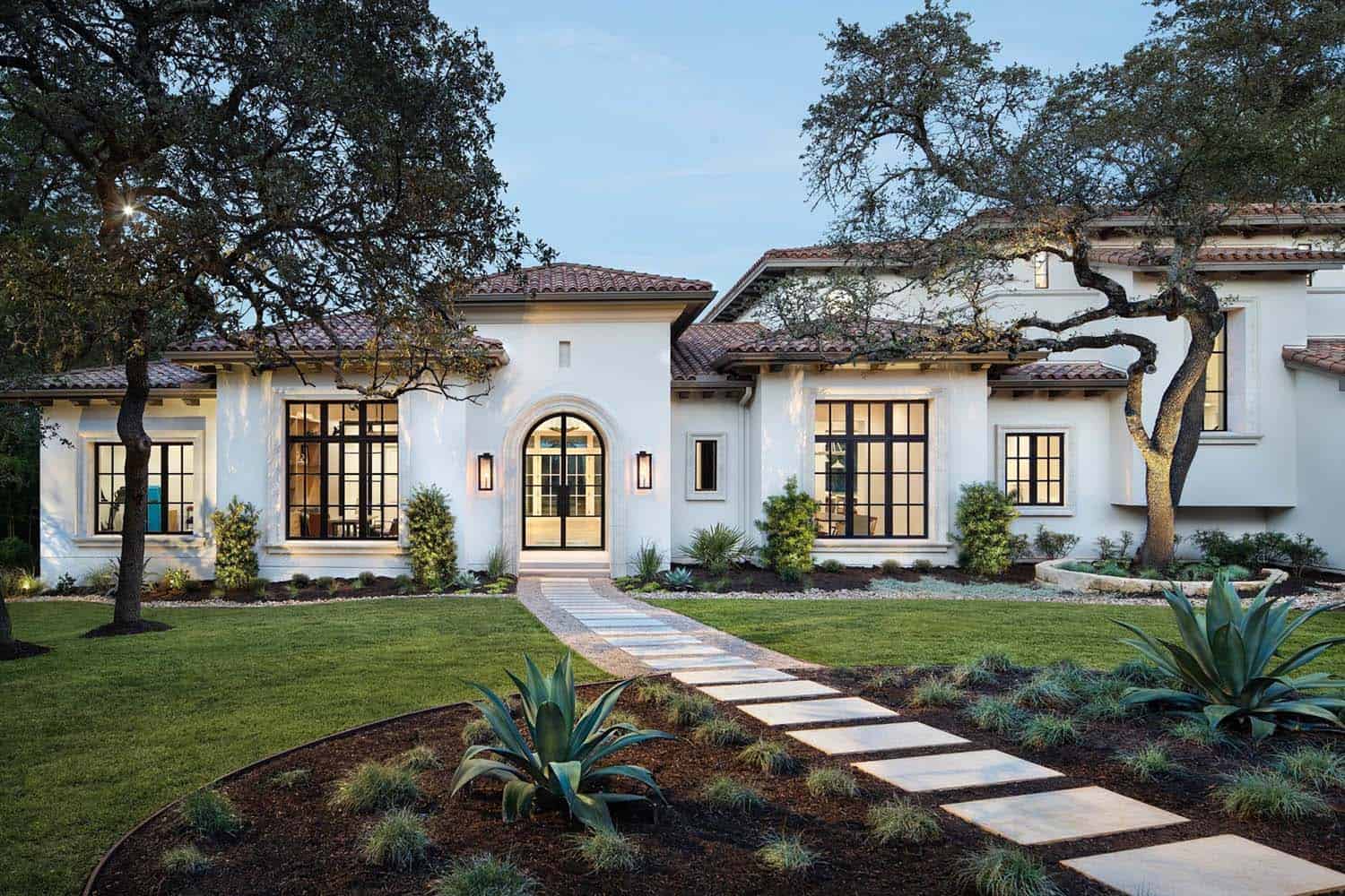 Santa Barbara-style home exterior