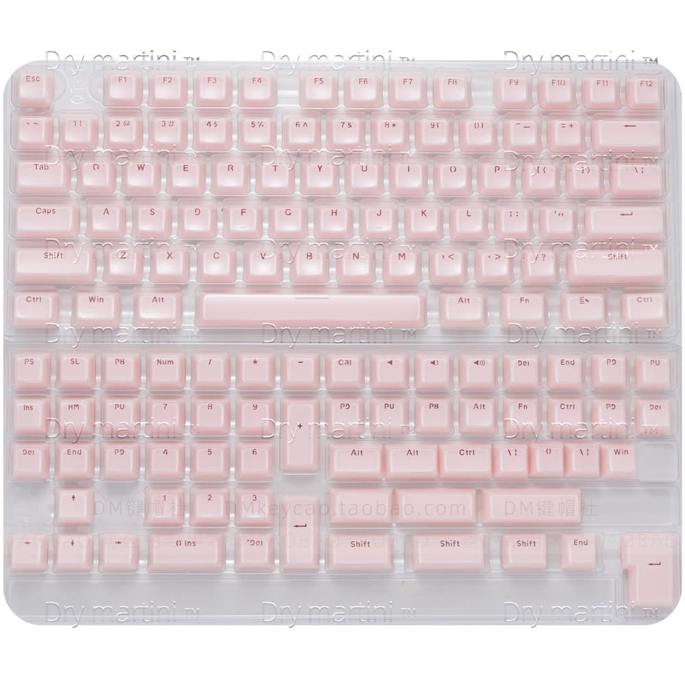閃粉漢白玉／粉玉／青玉 半透磁軸 水晶果凍 PBT PC 大全套