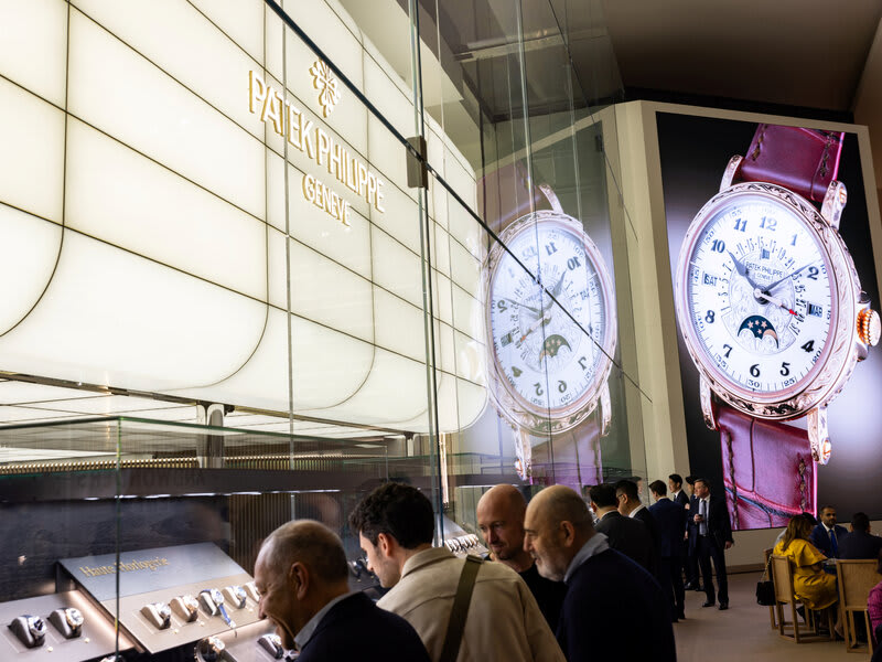 Patek Philippe watch showcase at Watches and Wonders