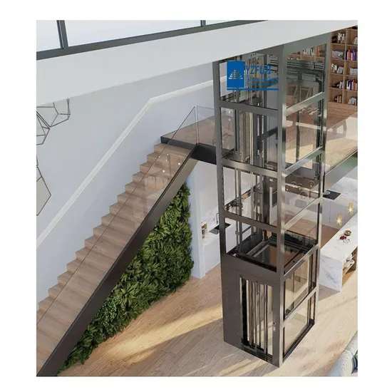 Panoramic glass elevator house