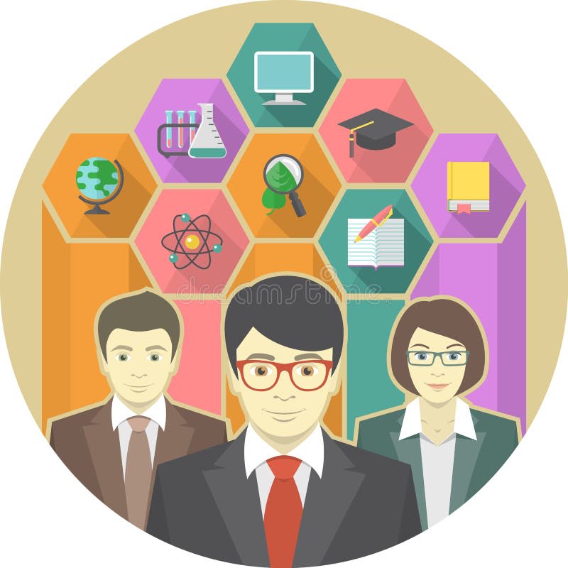 Young children learning with teachers