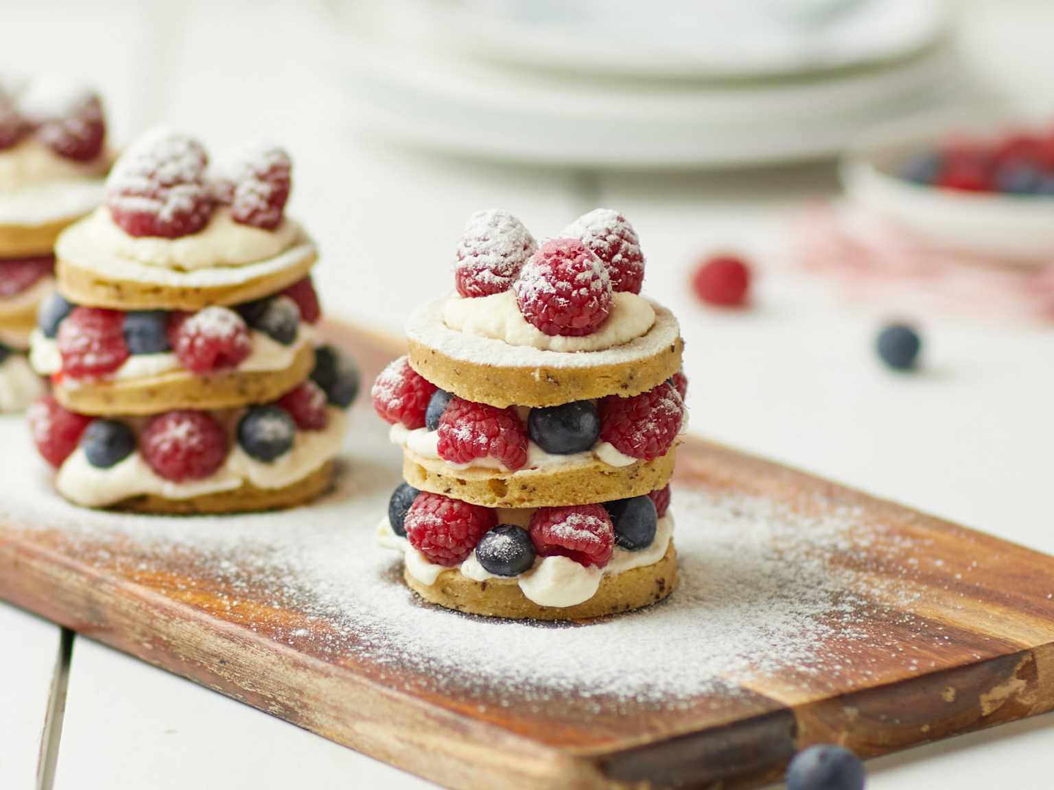 Rustic Berry Pancakes
