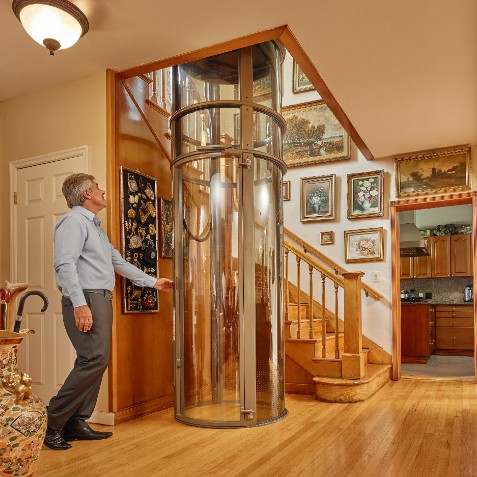Air-driven home elevator in India