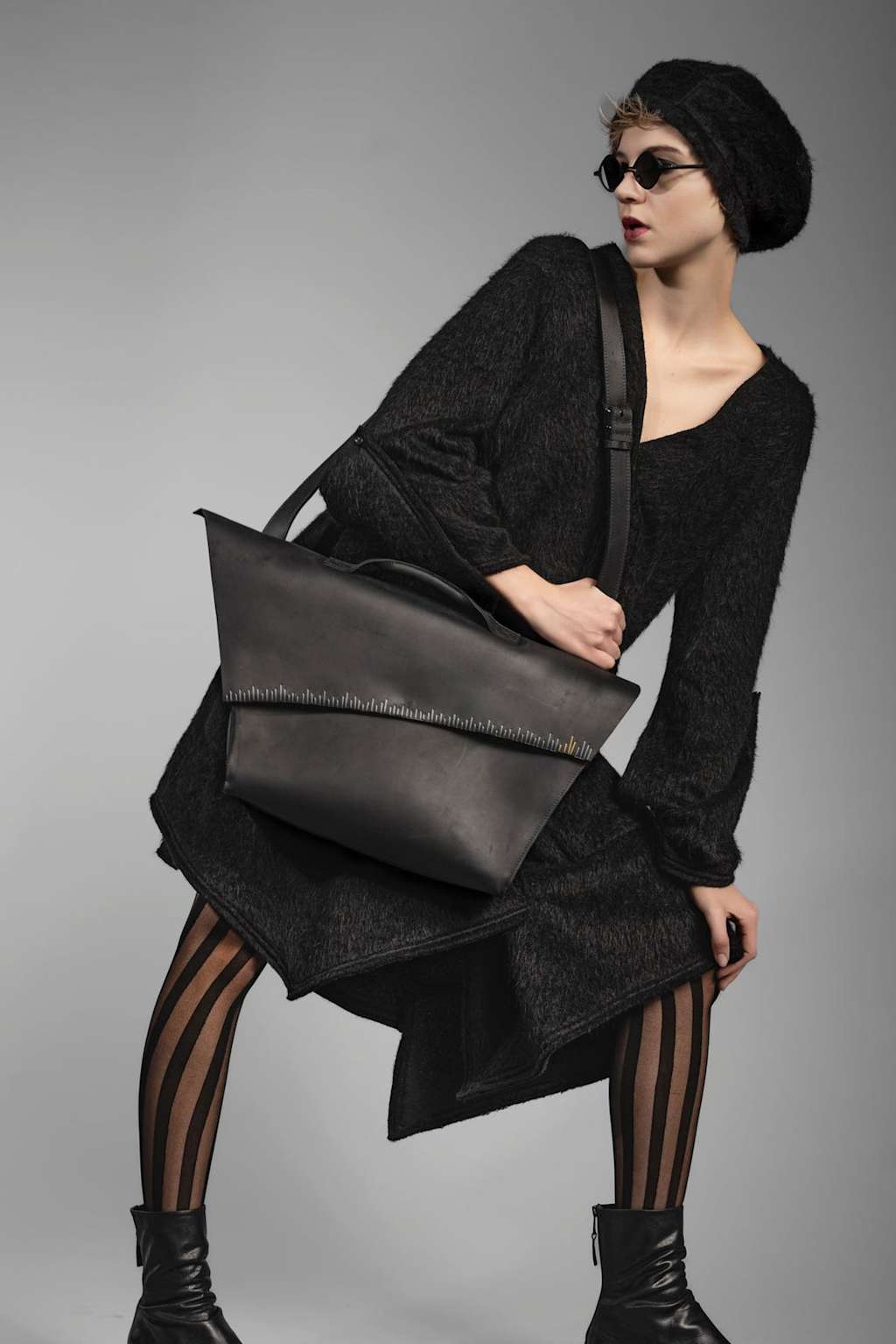 Luxus Ledertasche editorial