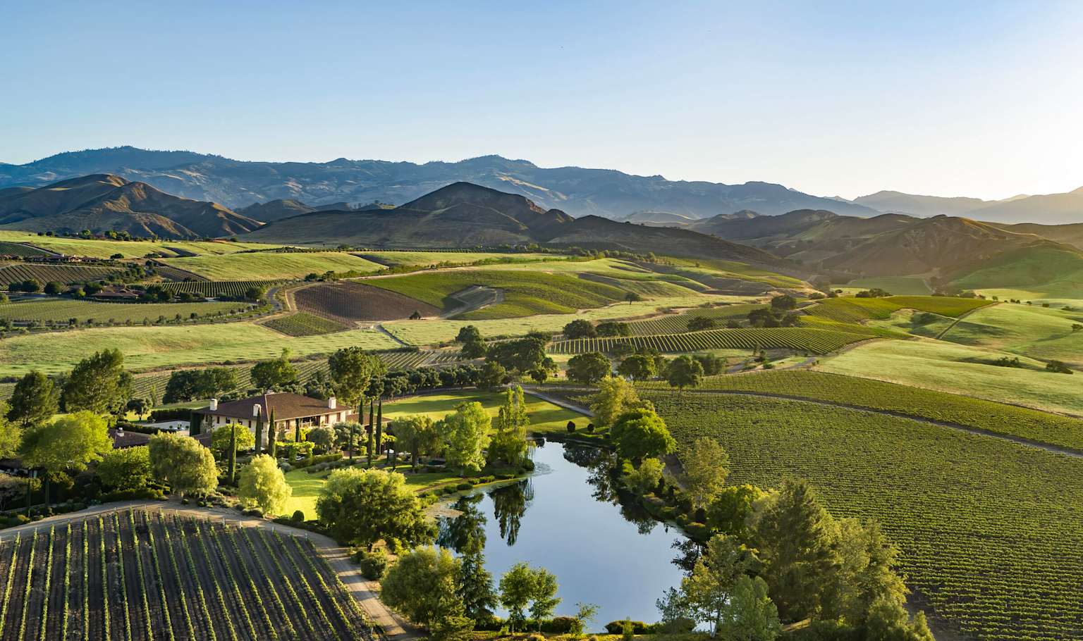 Scenic Santa Ynez Valley real estate landscape
