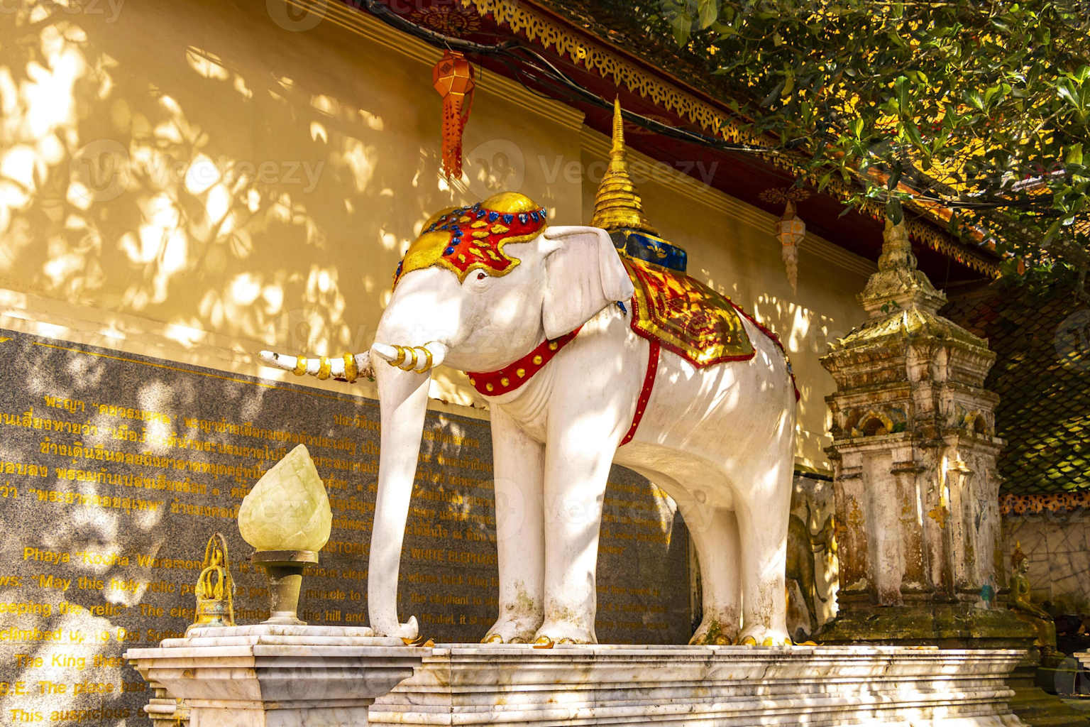 Golden Wat Phra That Doi Suthep temple in Chiang Mai