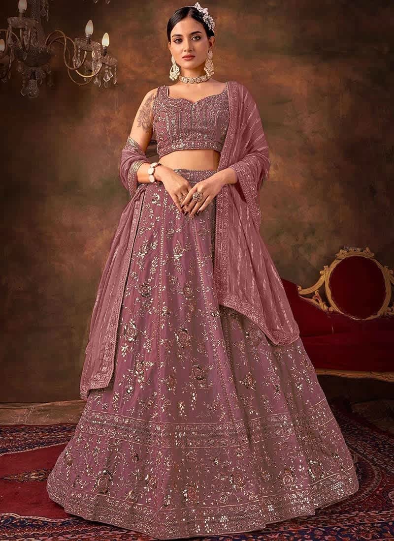 Gold Embroidered Lehenga