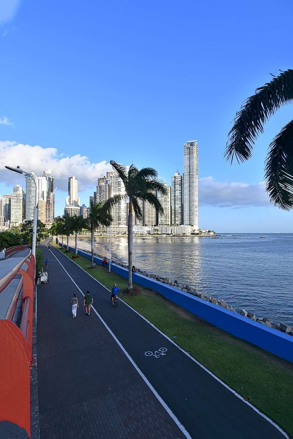 Cinta Costera waterfront Panama City panoramic