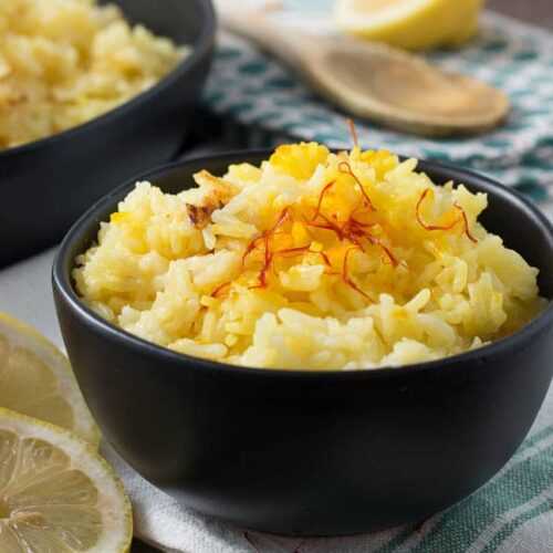 Saffron Vegetable Biryani — golden and aromatic