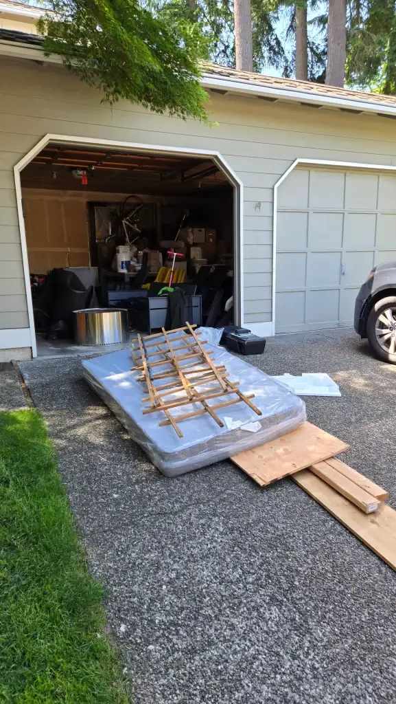 Furniture and garage cleanup