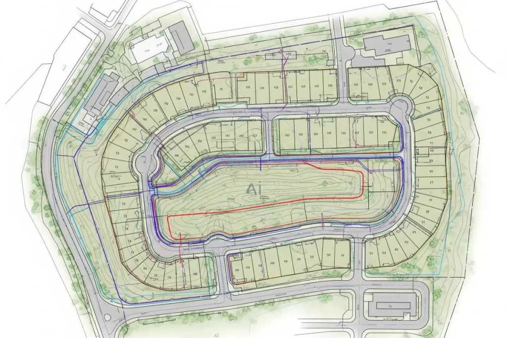 Residential site plan