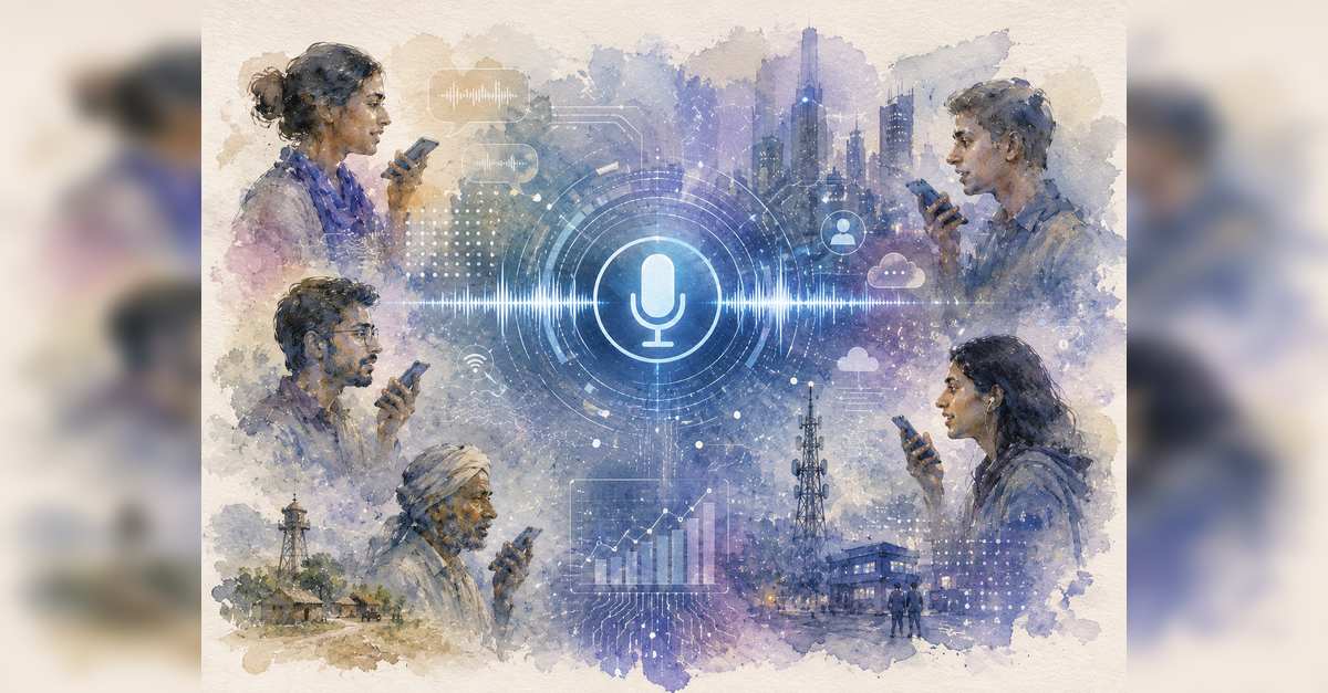 Wispr Flow multilingual voice dictation concept art