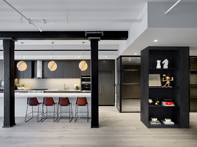 Modern kitchen interior style