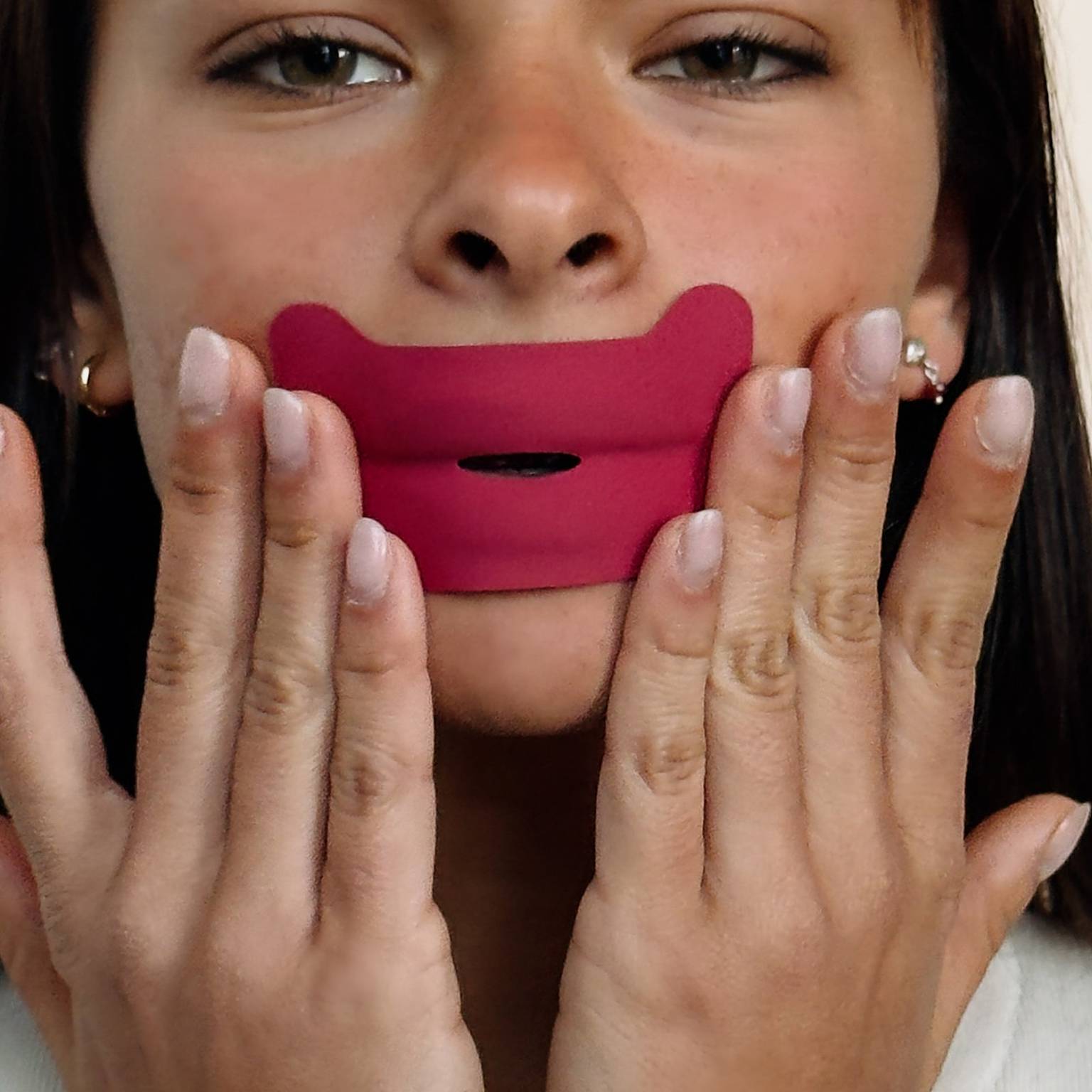 branded sleep mouth tape with breathing hole — showing commercial mouth taping products sold on Amazon despite zero RCT evidence for healthy adults