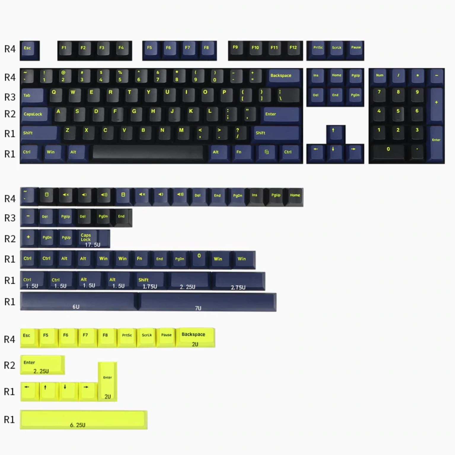 GMK Night Runner 夜跑者 鍵帽 ABS二色工藝 Cherry原廠高度