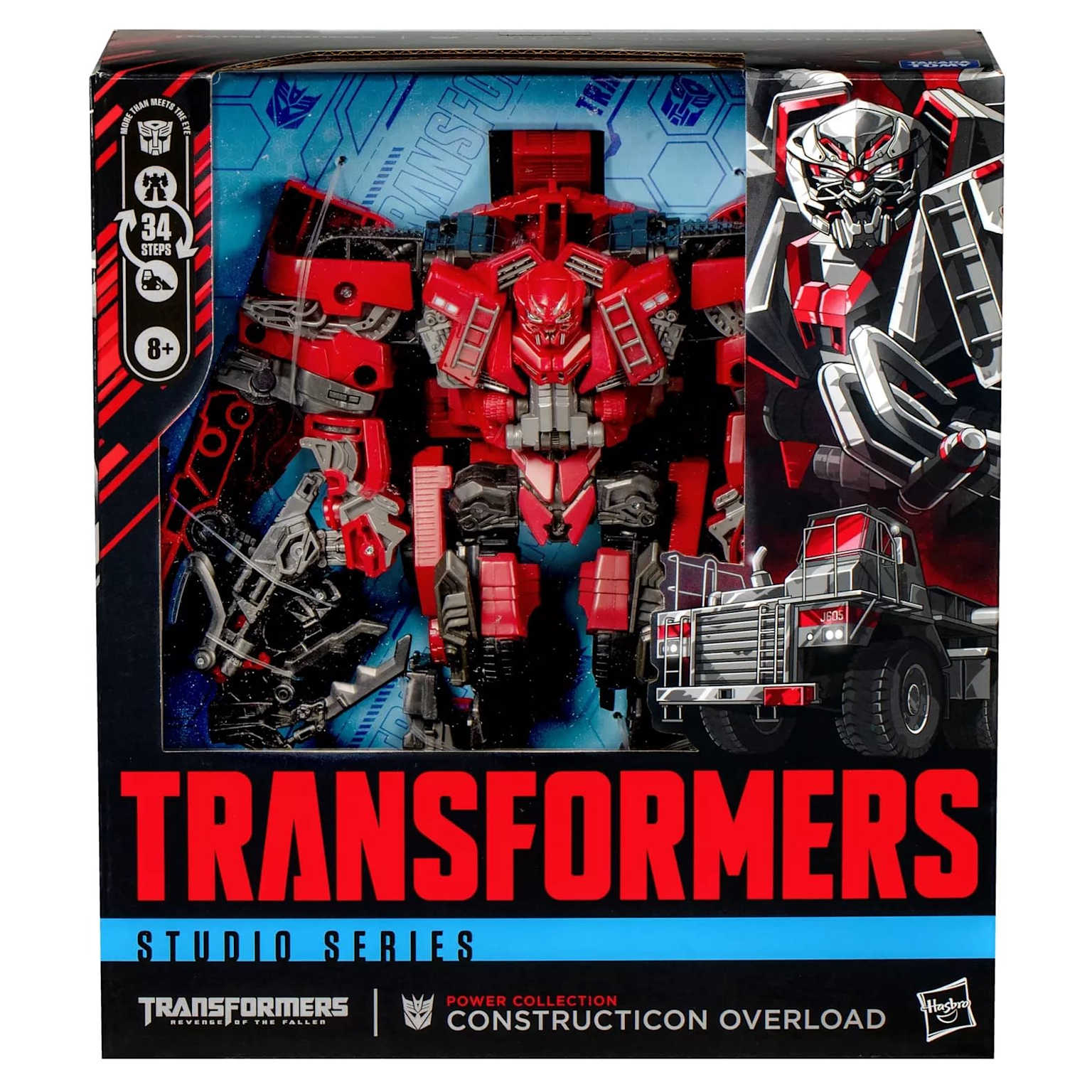 Transformers Studio Series Constructicon Overload — figurine officielle mode robot et véhicule