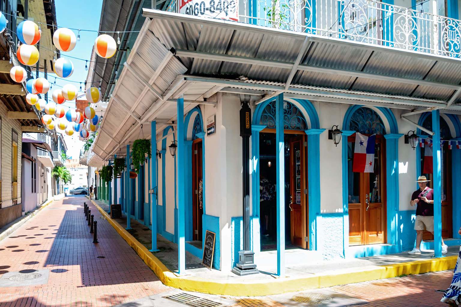 Casco Viejo Panama colorful colonial street