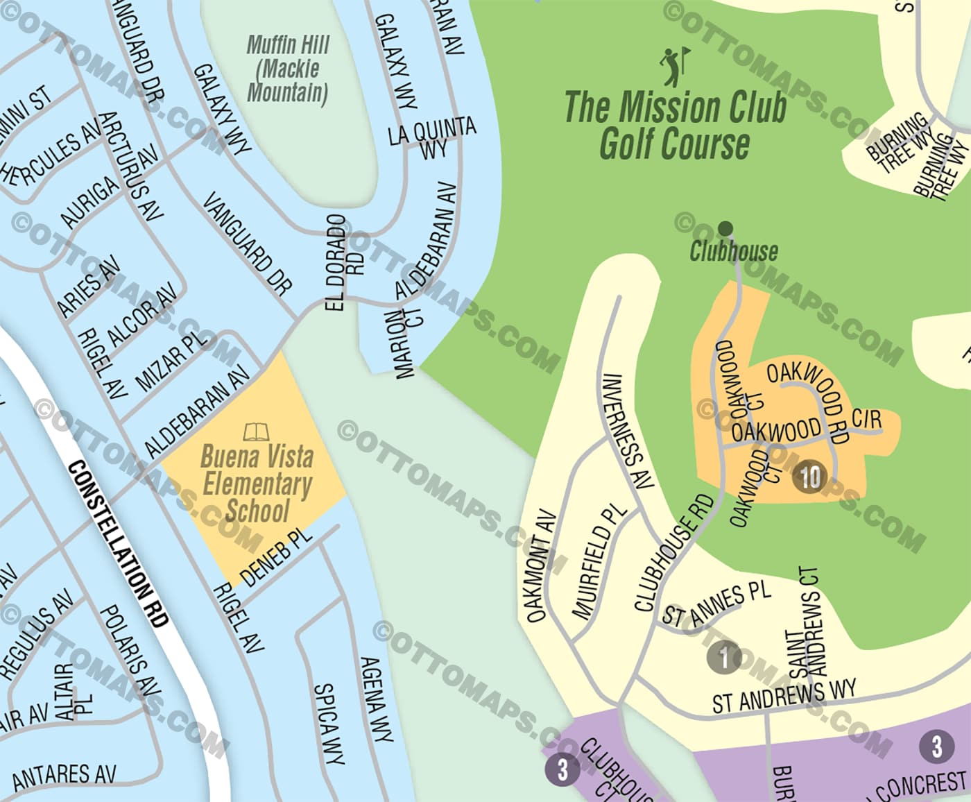Vandenberg Village map