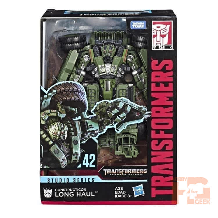 Transformers Studio Series 42 Constructicon Long Haul — camion benne vert