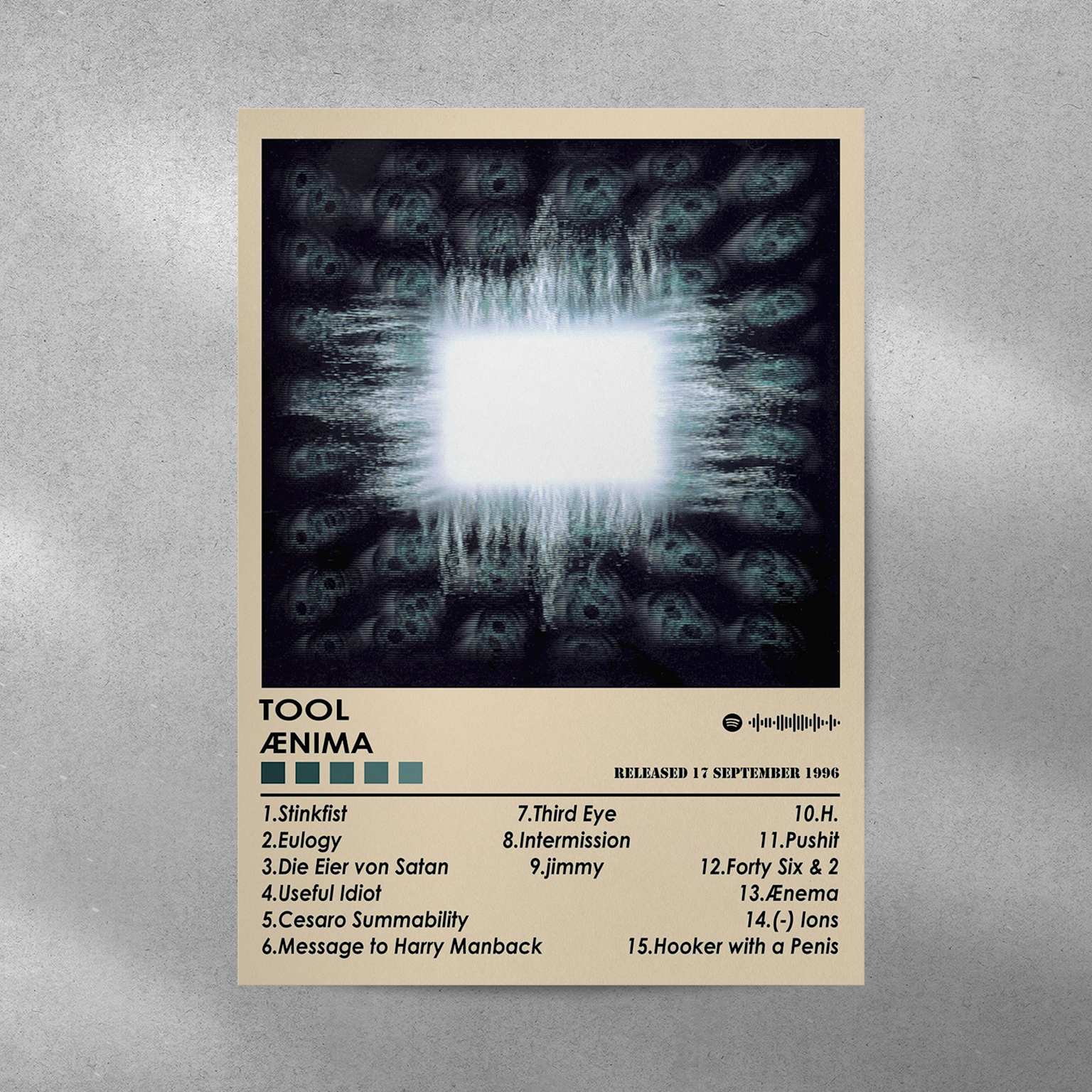 Pochette de l'album Ænima de Tool
