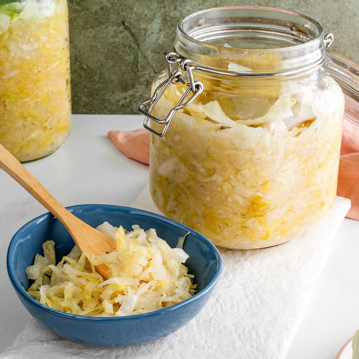 Sauerkraut im Glas selbst gemacht