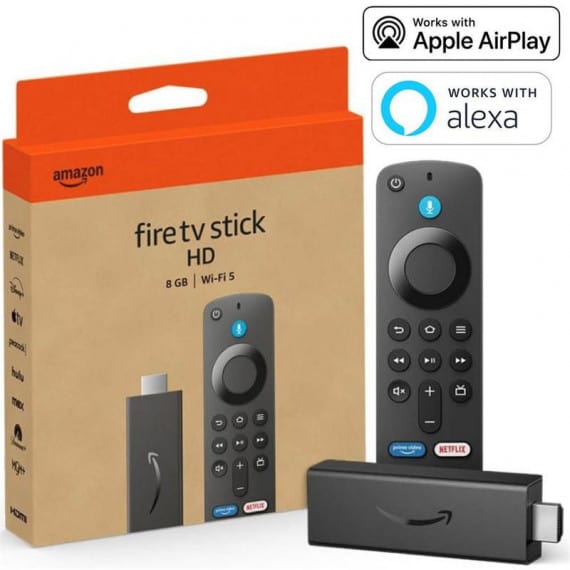 Amazon Fire TV Stick HD 2024 con mando Alexa