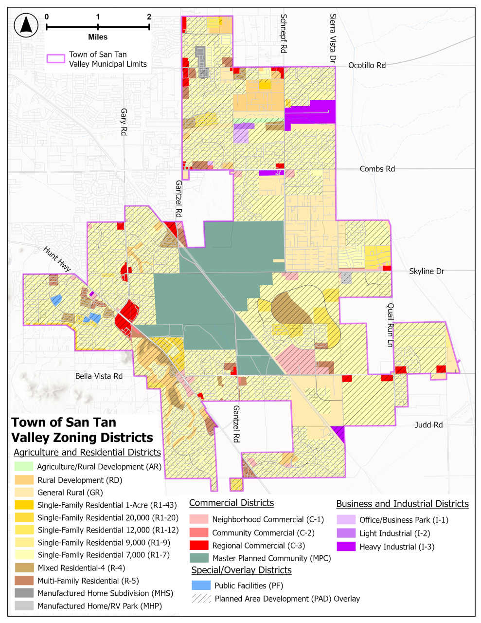 Zoning map
