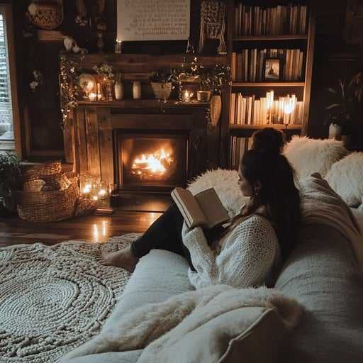 Urban street in warm light