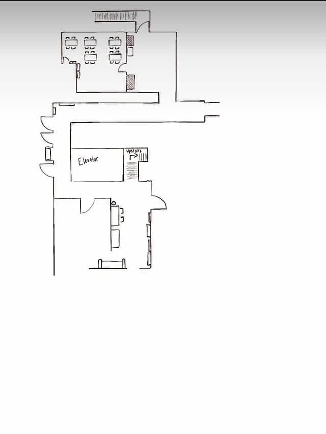 Community floor plan map of Scientology Hollywood building - upper floors