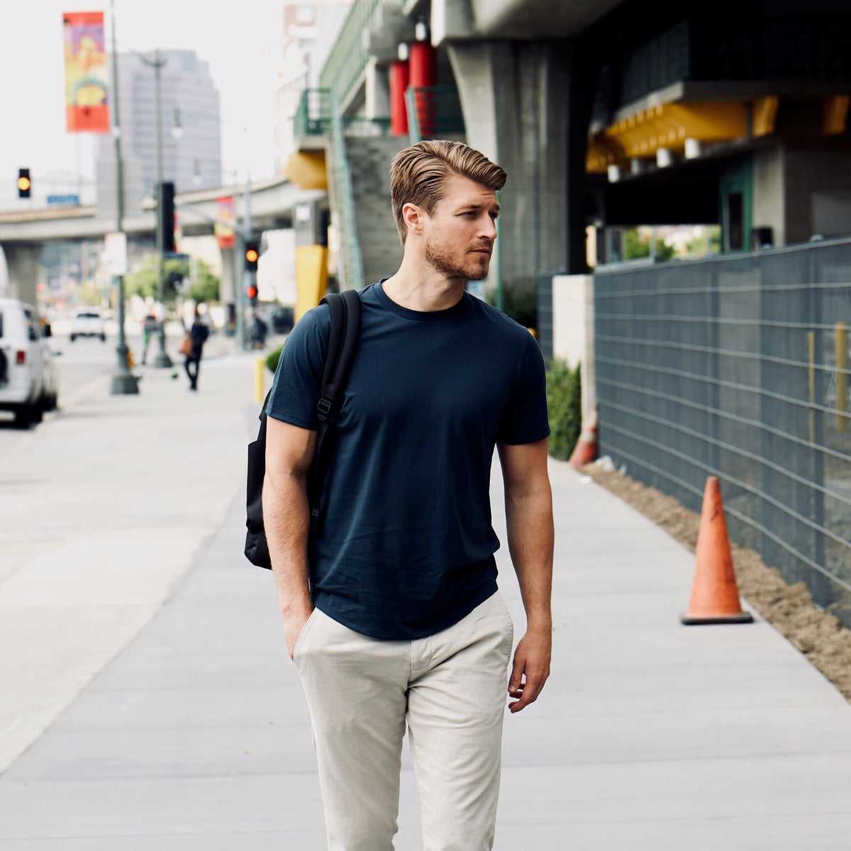 Man in casual outfit