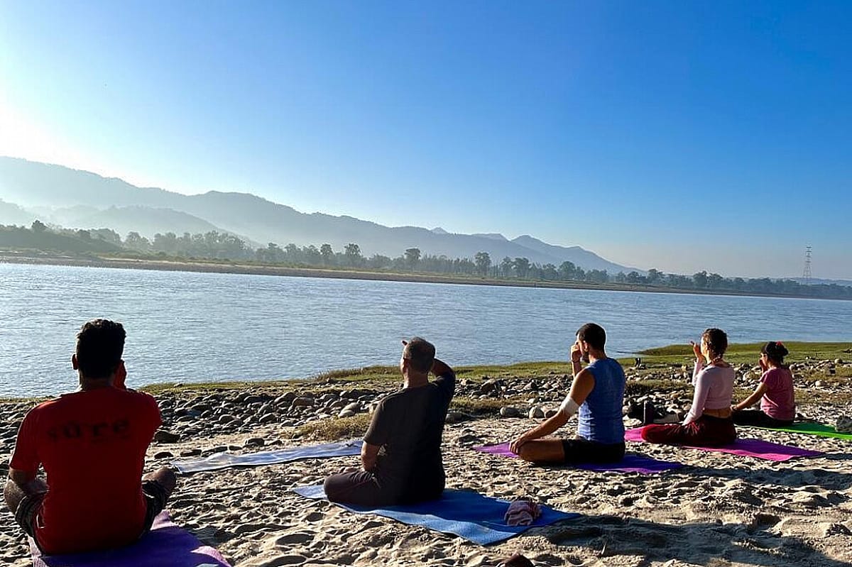 Yoga on Ganga