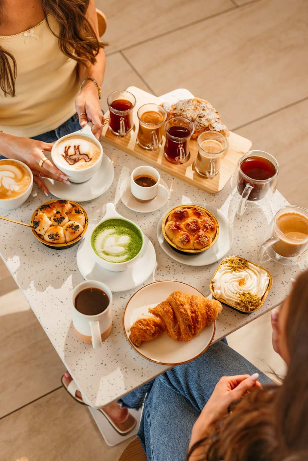 Coffee and pastries