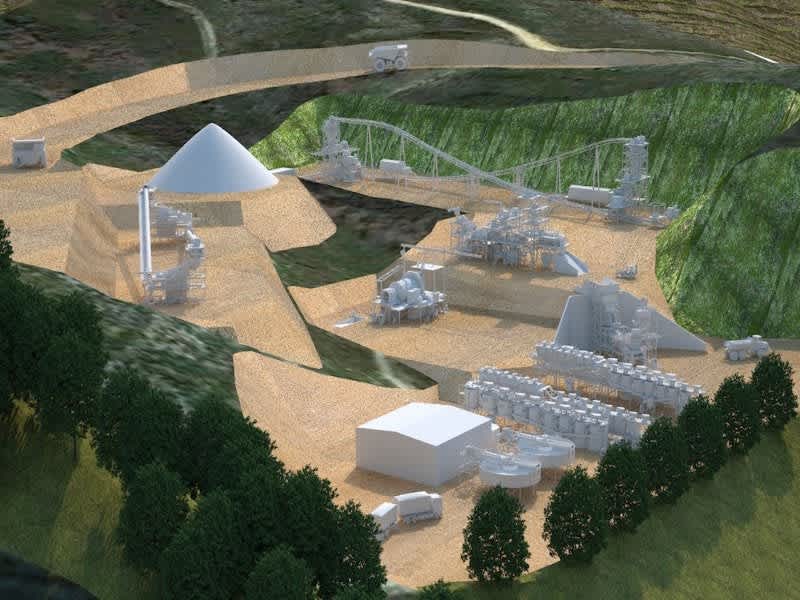 Barroso lithium mining project, northern Portugal