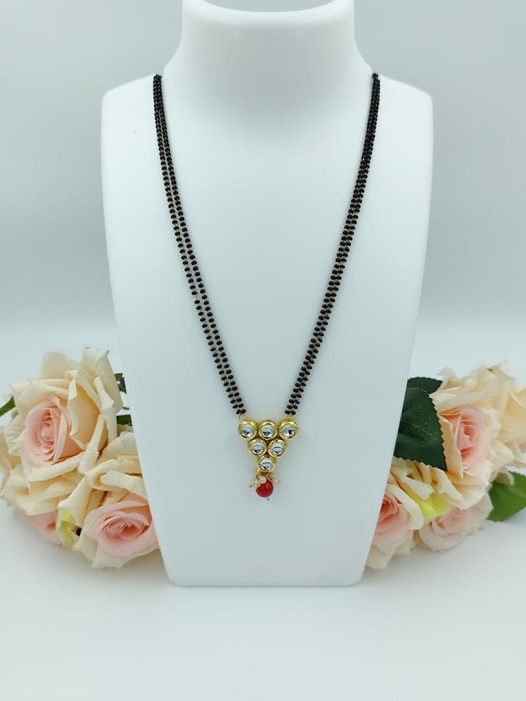 Long double-layer round pendant reference