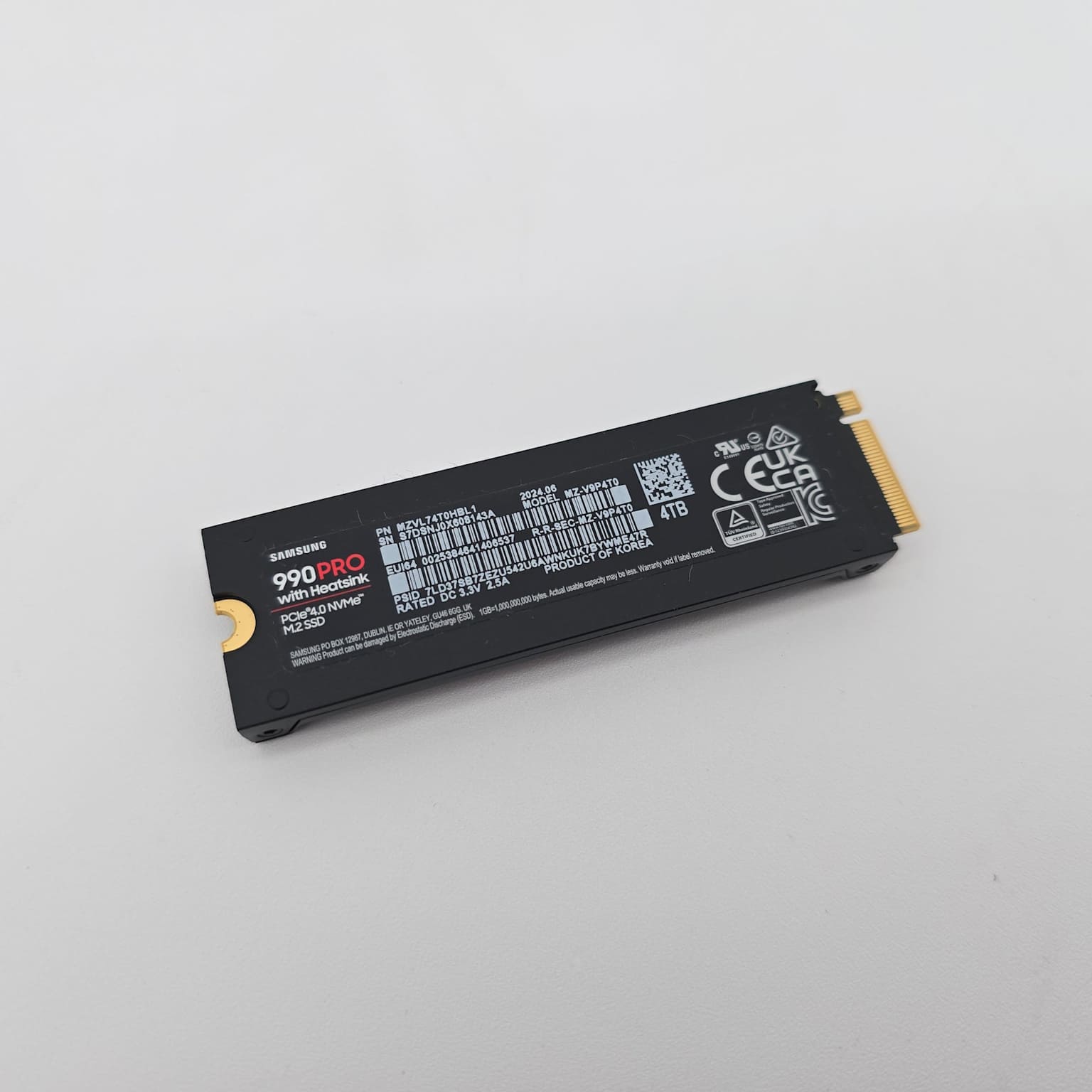 Samsung 990 PRO 4TB NVMe SSD