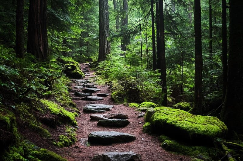 Ancient forest path