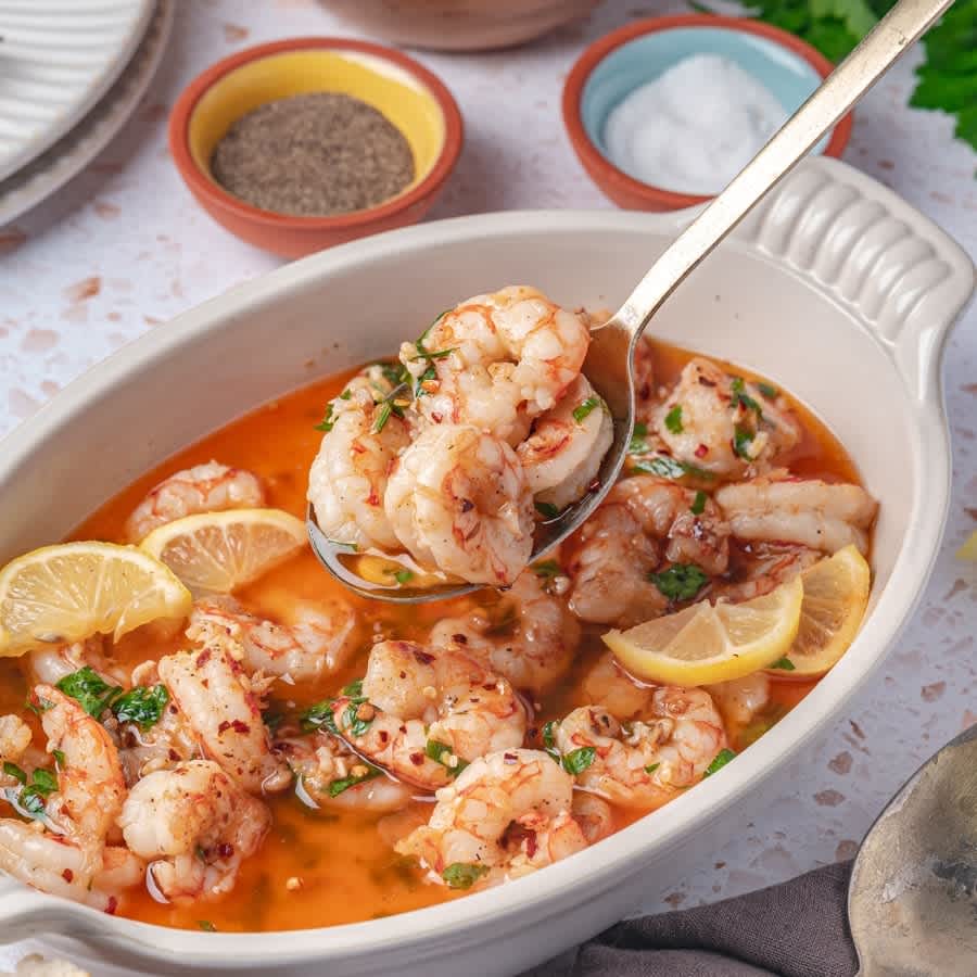 Garlic Butter Shrimp Bowl