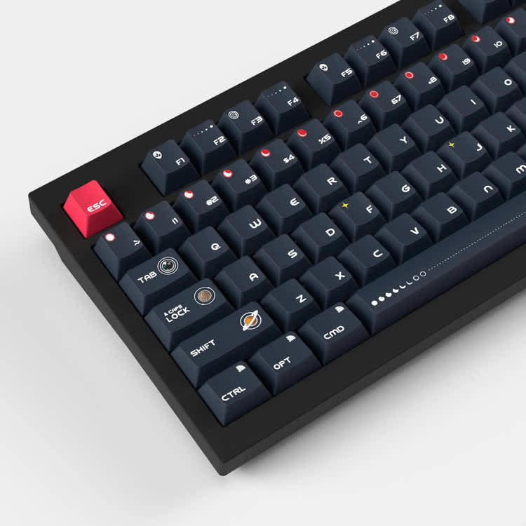 【Keychron】造型鍵帽 Cherry原廠高度 PBT材質 熱昇華 英文鍵帽