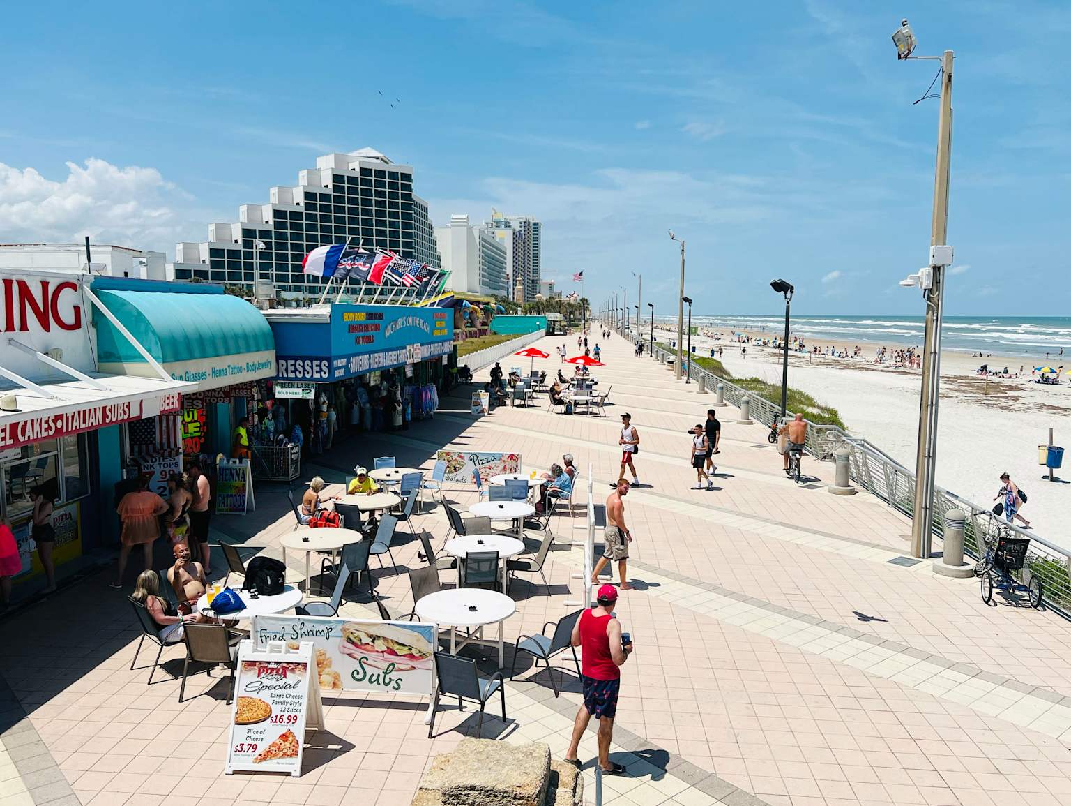 Daytona Beach, Florida boardwalk scene