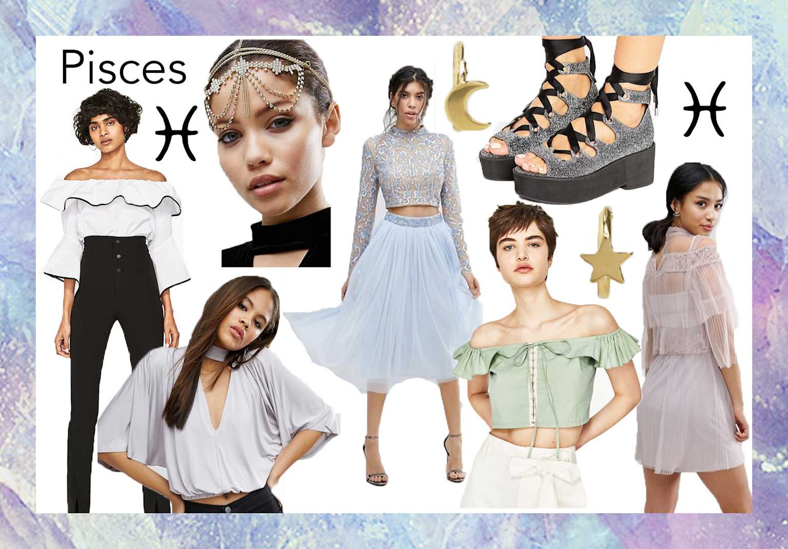 Astrology-inspired fashion styling