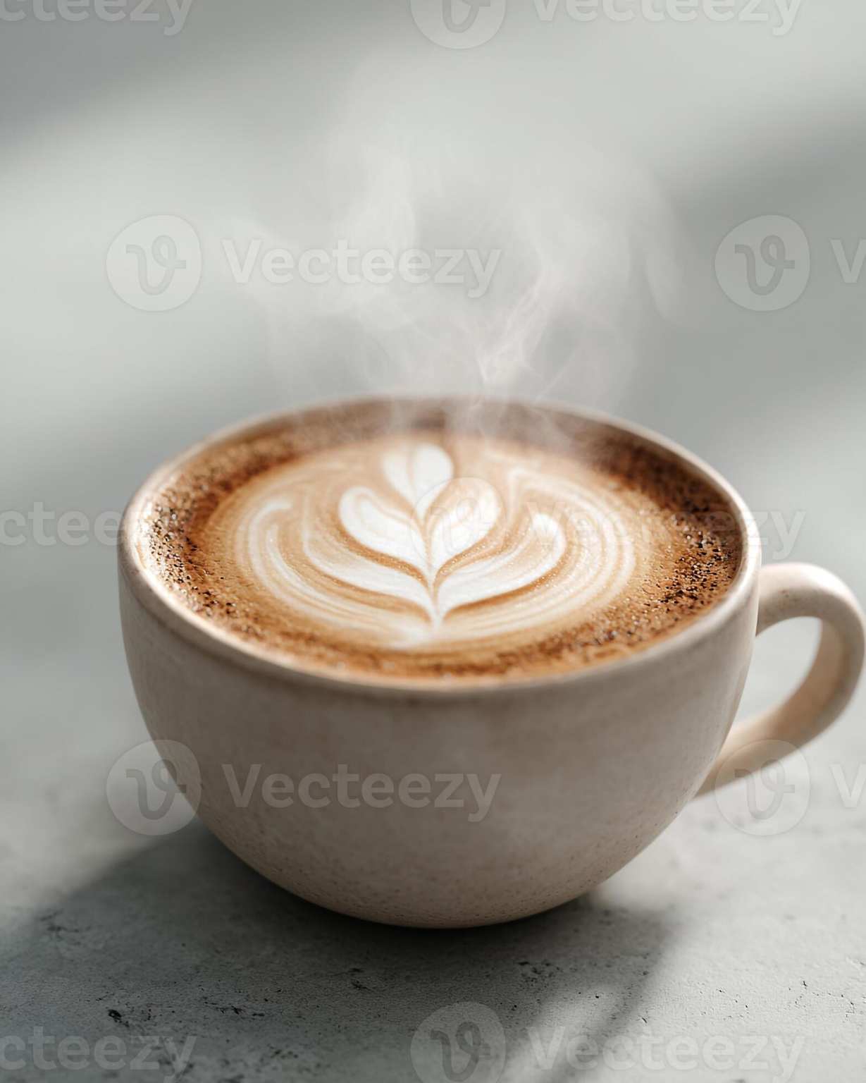 Hot cappuccino
