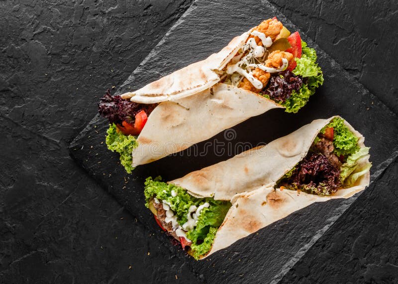 Wrap végétarien légumes