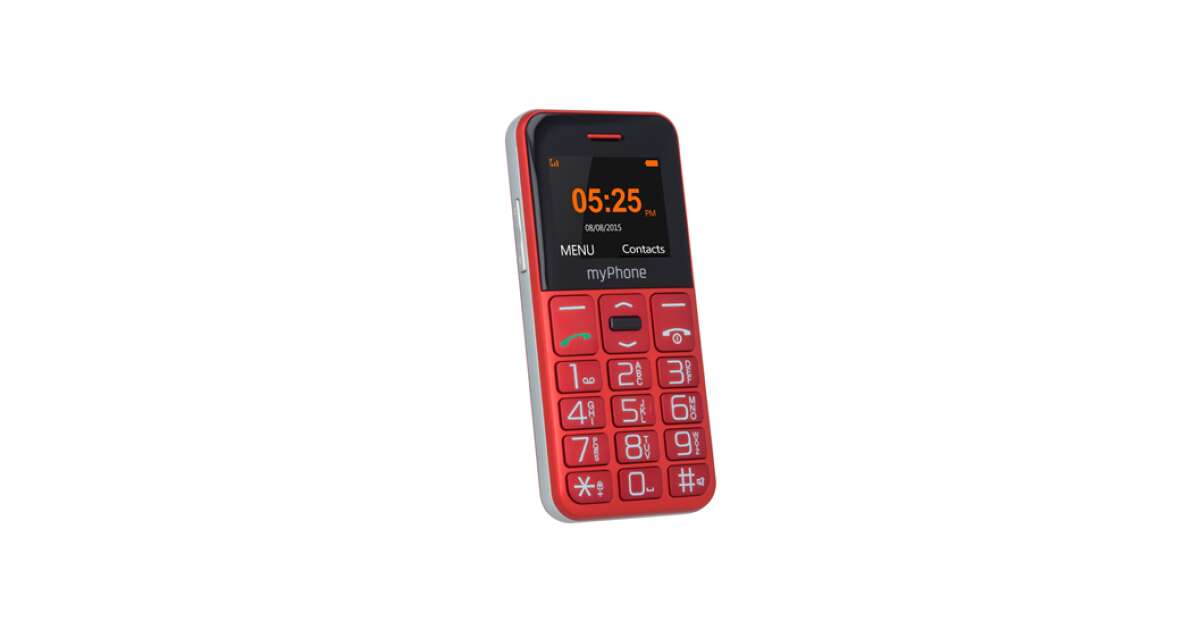 myPhone HALO Easy red телефон в червено