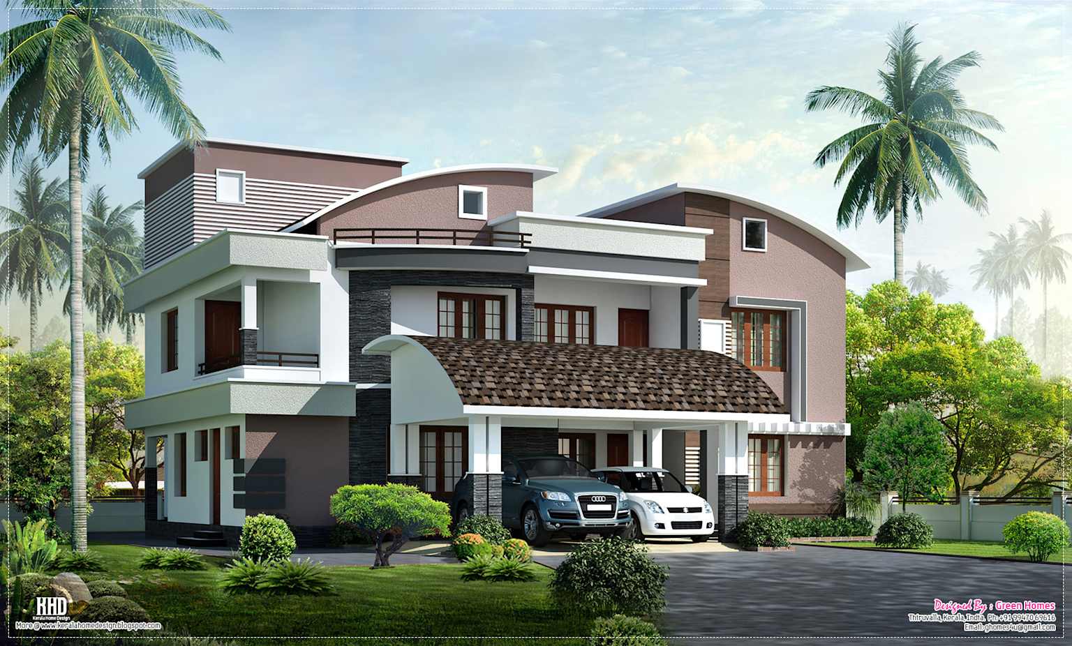 Modern luxury villa exterior representing independent villa projects