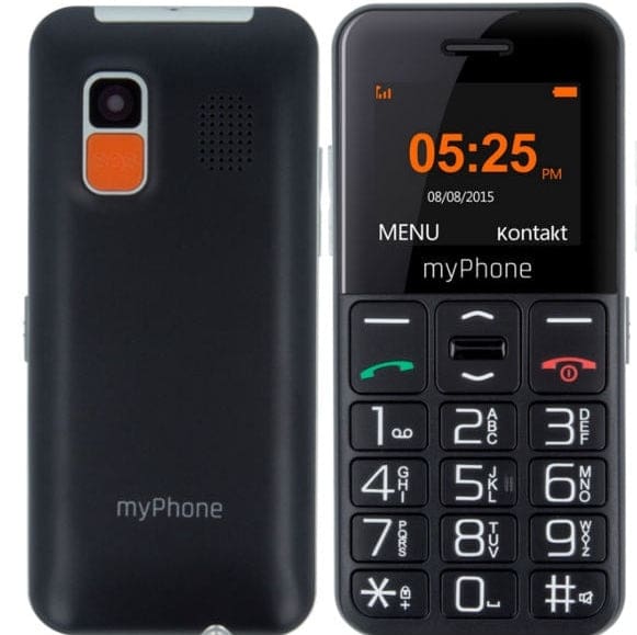 myPhone HALO Easy black с клавиатура