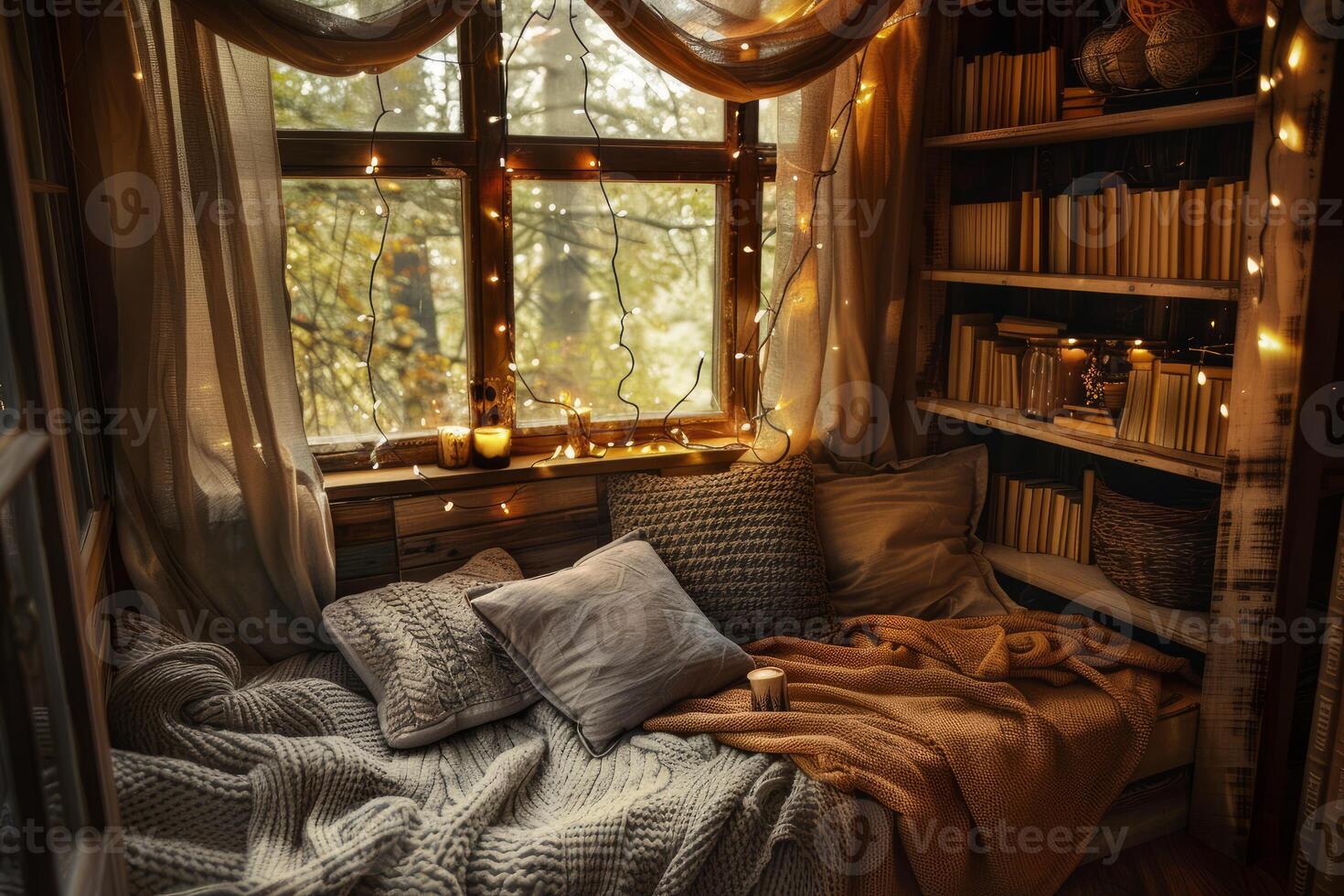 Cozy reading room