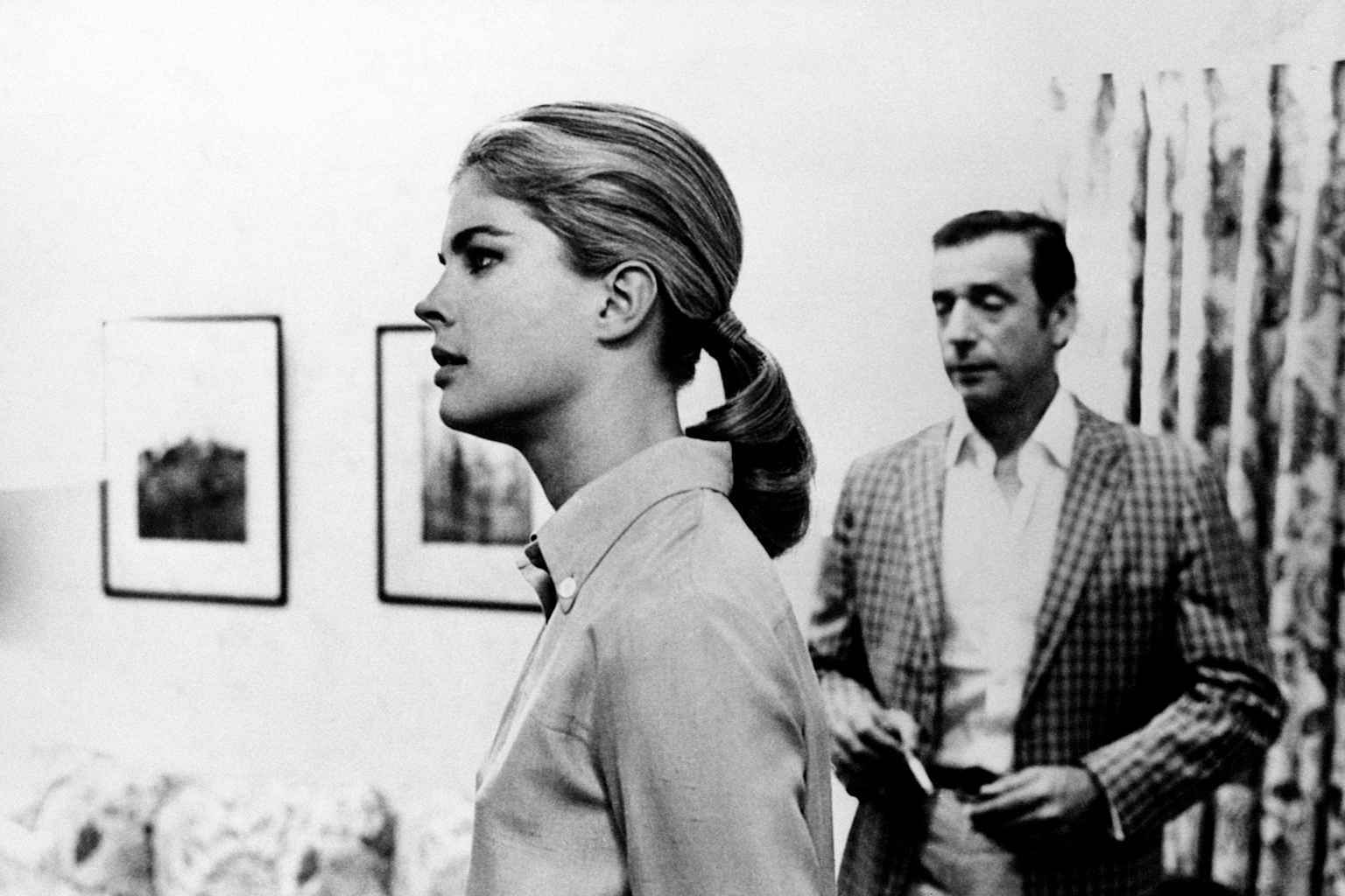 Candice Bergen And Yves Montand In A Scene From The Movie Live For Life